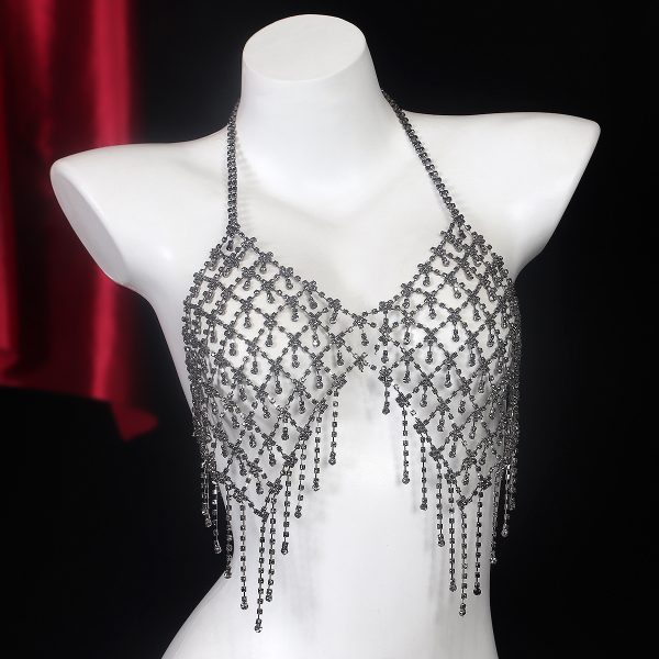 Diamond Tassel Body Chain: Sexy Bikini Jewelry for Club & Party - Image 2