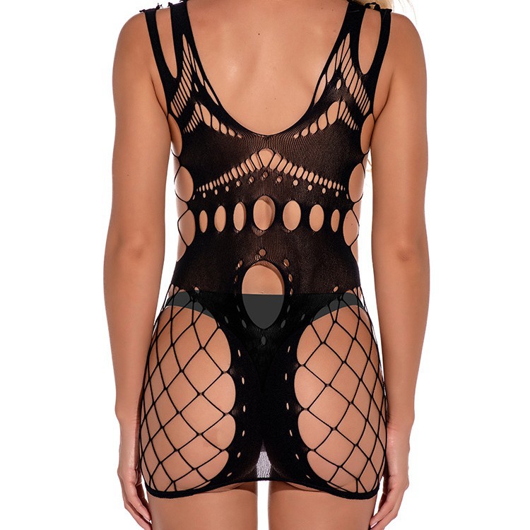 Sexy Mesh Lingerie: European Backless Hip Skirt - W653 - Image 4