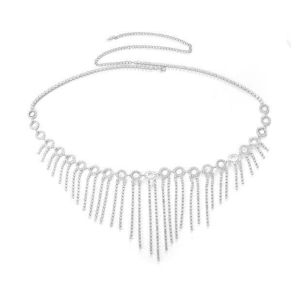Diamond Tassel Body Chain: Luxury Nightclub Bikini Bra Necklace - Image 7
