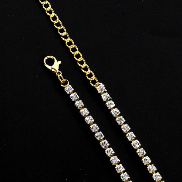 Sexy Rhinestone Body Chain: Personalized Chest Jewelry for Women - Image 3
