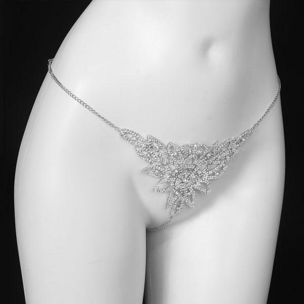 Rhinestone Body Chain Bra: Sexy Diamond Bikini Top for Women - Image 9