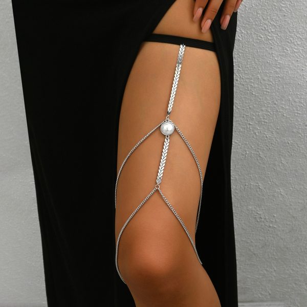 Trendy Thigh Chain: European & US Fashion Body Jewelry H0024 - Image 4