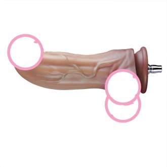 [6cm] double-layer liquid silicone high quality soft lifelike male root oversized tool penis-huge fat Pier