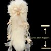 Sweet Cream Voice-Controlled Electric Tail Butt Plug with Real Fox Fur Bow & Bell