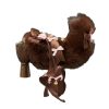 Honey Milu 40CM Voice-Controlled Electric Fox Tail Butt Plug with Pink Bow and Bell