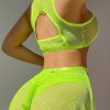 Sexy Mesh Cutout Lingerie Bra Uniform