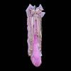 60CM Fox Fur Tail with Purple Bow & Bell - Dreamy Purple Butt Plug