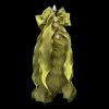 40cm Matcha Green Fox Tail Anal Plug with Removable Bow and Bell