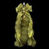 40cm Matcha Green Fox Tail Anal Plug with Removable Bow and Bell
