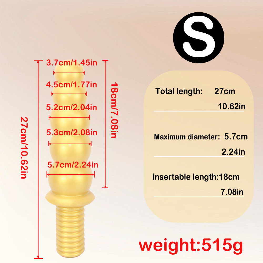 Silicone Double-Ended Dildo with Handle Grip - Oversized, Super Thick Adult Toy - Image 6