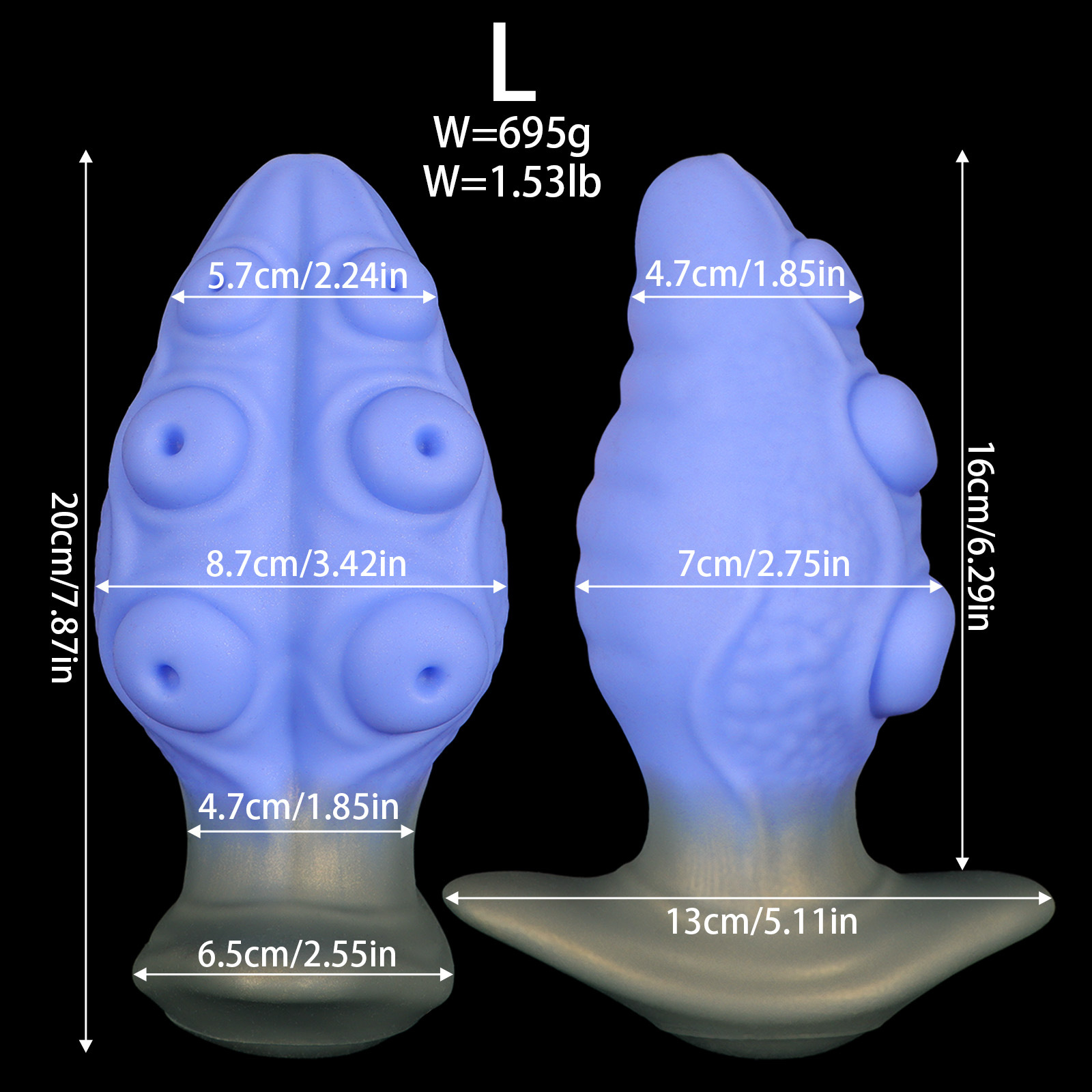 Vibrating Octopus Butt Plug for Women - Colorful, Unique Shape, Adult Pleasure Toy - Image 8