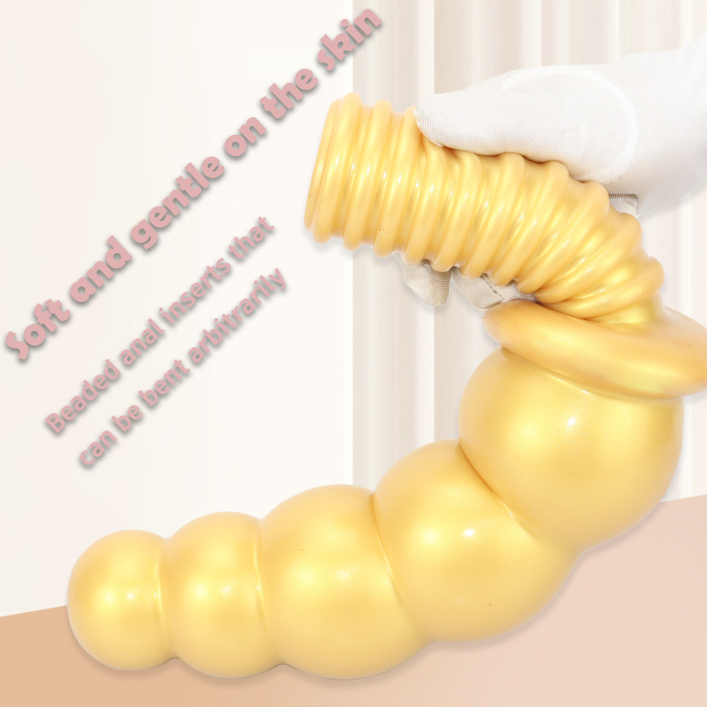 Silicone Double-Ended Dildo with Handle Grip - Oversized, Super Thick Adult Toy - Image 3