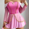 Ultra-Short Plaid Mesh Uniform Skirt - Sexy Preppy Lingerie