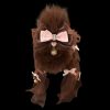 Honey Milu 40CM Voice-Controlled Electric Fox Tail Butt Plug with Pink Bow and Bell