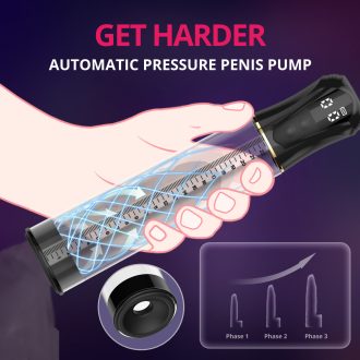Milos Digital Display Men’s Electric Negative Pressure Penis Trainer for Enhanced Experience