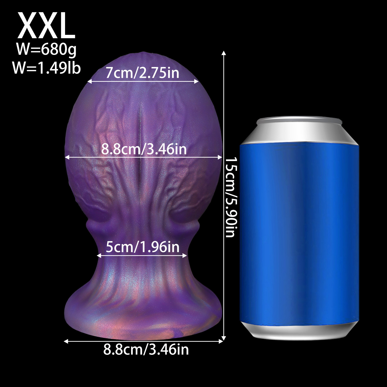 Large Silicone Dragon Egg Butt Plug for Adult Play & Pleasure - Image 10