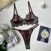 Lace Patchwork Push Up Bra Set - Sexy Comfortable Ding Chun Underwear