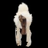 Voice-Controlled Electric Tail Butt Plug - 40cm Real Fox Fur with Bow and Bell