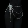 Blue Fox Tail Butt Plug with Bell Nipple Clamps