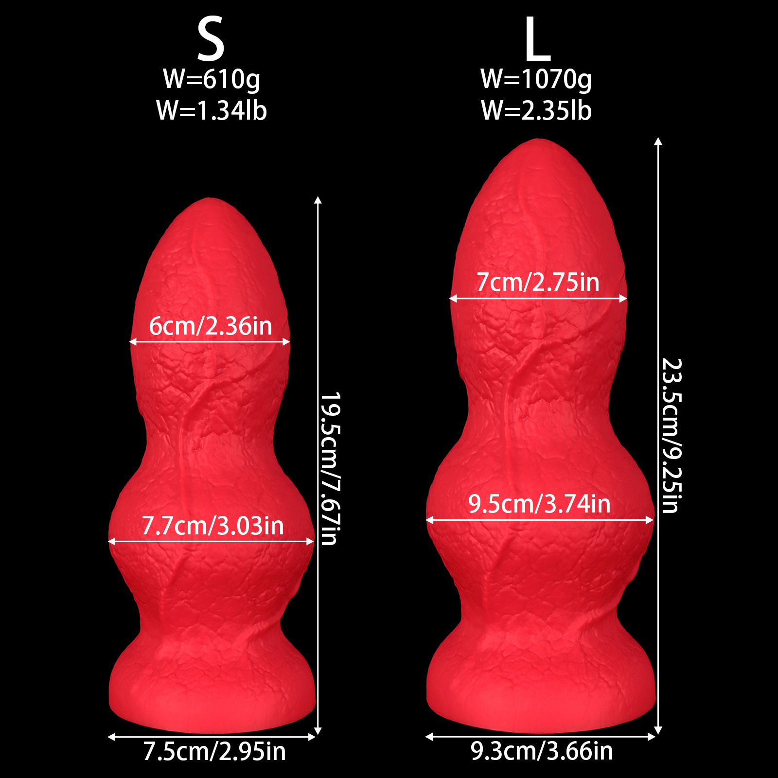 Soft Silicone Pagoda Butt Plug with Two Beads for Anal Play - Image 3