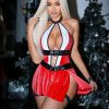Sheer Mesh Fishbone Strap Bodycon Skirt Lingerie - Elegant Slim Fit
