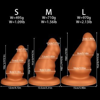 Soft Silicone Anal Expander & Dildo for Men & Women – Discreet Pleasure Device