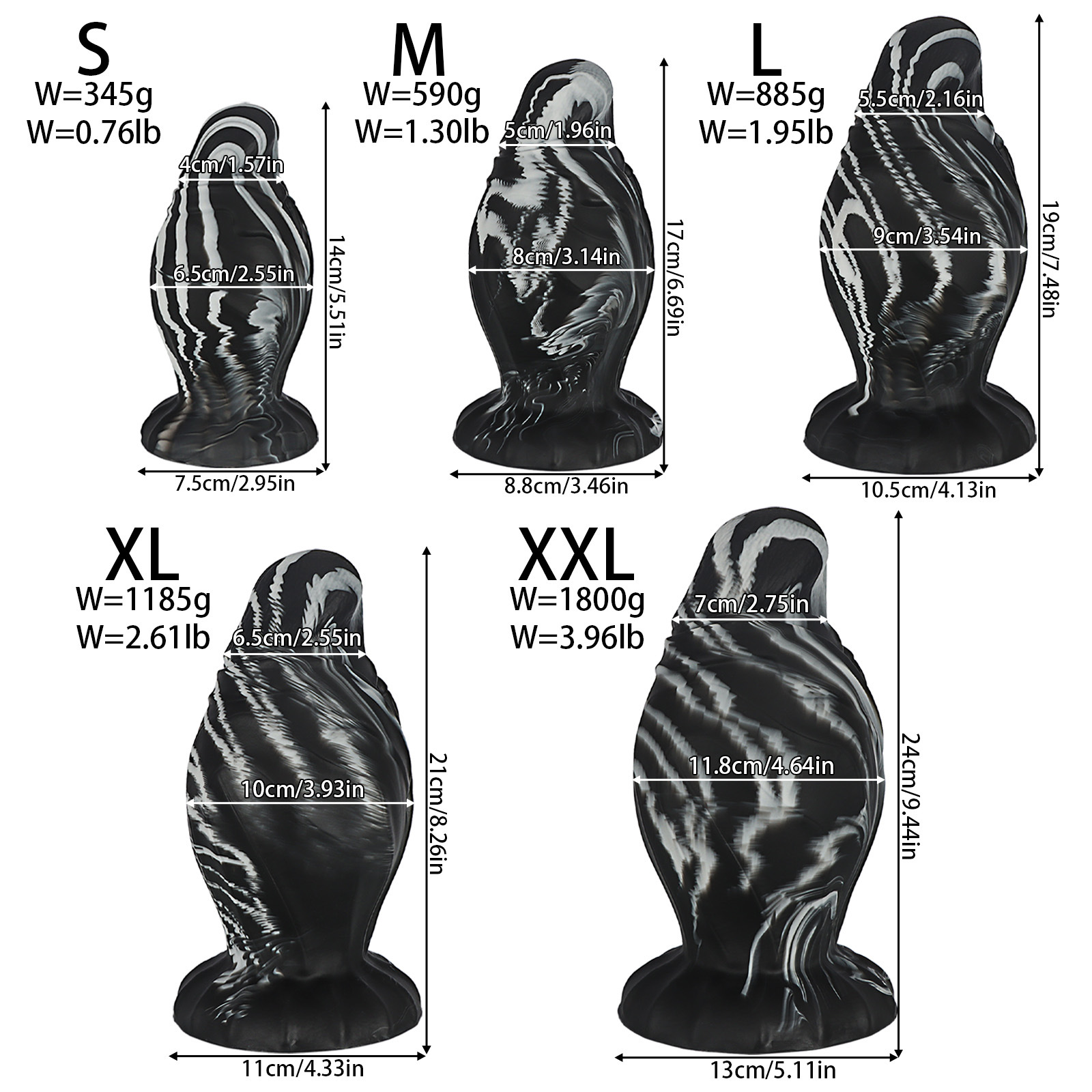 Silicone Butt Plug for Men & Women - Discreet Wearable Dilator for Intimate Play - Image 3