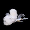 40cm Matcha Green Fox Tail Anal Plug with Removable Bow and Bell