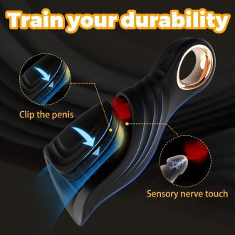 Turtle Head Vibrating Massager for Men – Licking Tongue Pleasure Toy