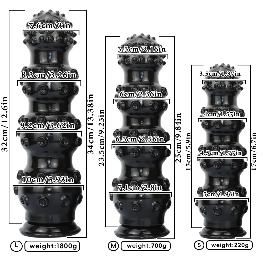 10cm Octopus Butt Plug - Large Thick Anal Beads for Adult Pleasure - Image 4