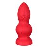 Soft Silicone Pagoda Butt Plug with Two Beads for Anal Play