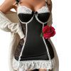 Sexy hostess outfit (including leg straps)