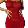 Sexy See-Through Mesh Camisole & Hip Skirt Lingerie Set for Women