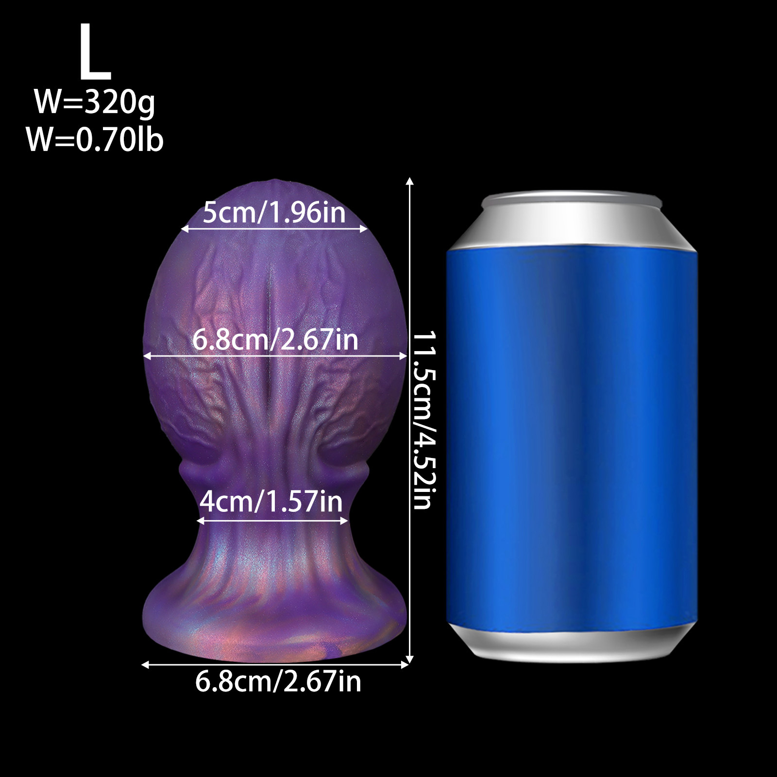 Large Silicone Dragon Egg Butt Plug for Adult Play & Pleasure - Image 8