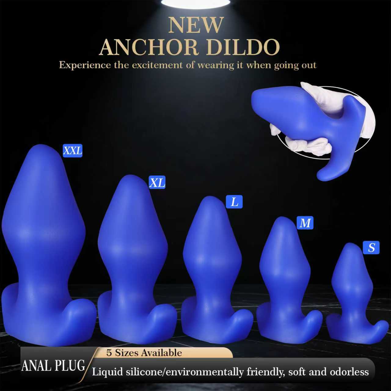 Douding Silicone Butt Plug for Anal Expansion & Massage