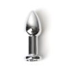 Voice-Controlled Silver Fox Tail Butt Plug with Bow and Bell