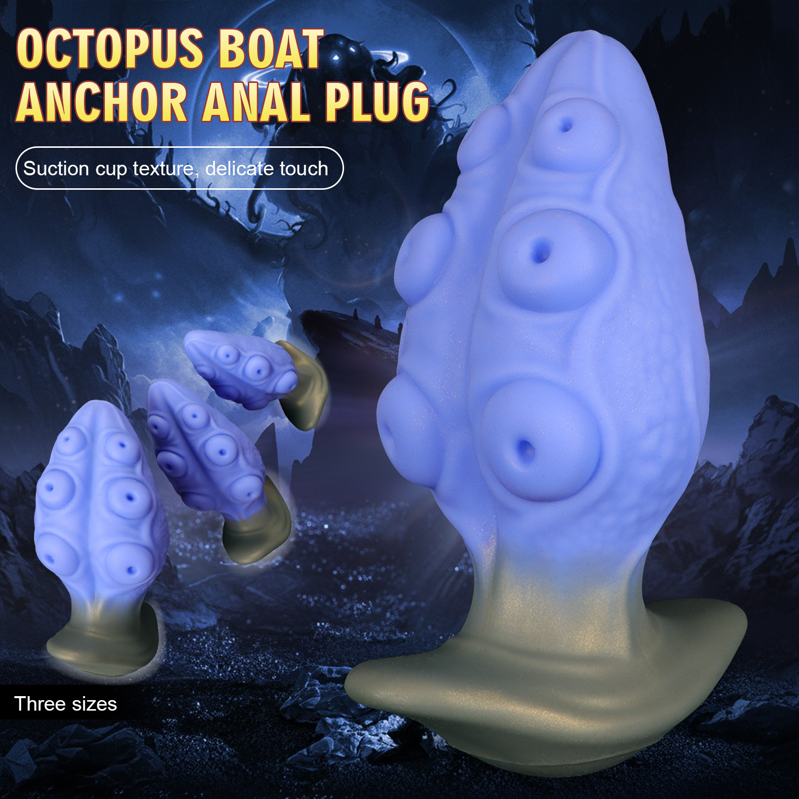 Vibrating Octopus Butt Plug for Women - Colorful, Unique Shape, Adult Pleasure Toy - Image 2