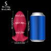 Dragon Egg Silicone Butt Plug - Easy Insert Grooved Dildo for Adult Pleasure
