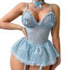 Sexy Lace Mesh Lingerie Set for Women - Elegant & Chic Sleepwear