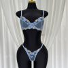 Sexy Embroidered See-Through Lingerie Set for Honeymoon