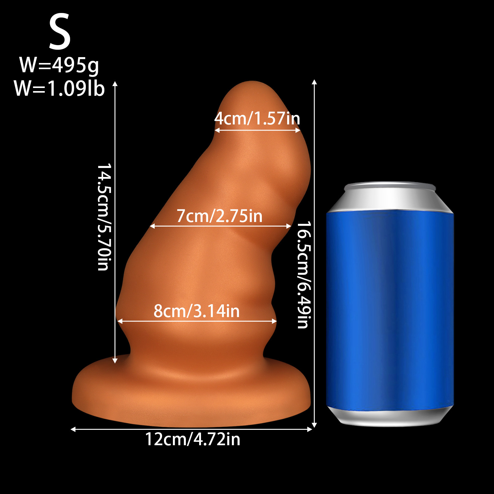 Soft Silicone Anal Expander & Dildo for Men & Women - Discreet Pleasure Device - Image 4