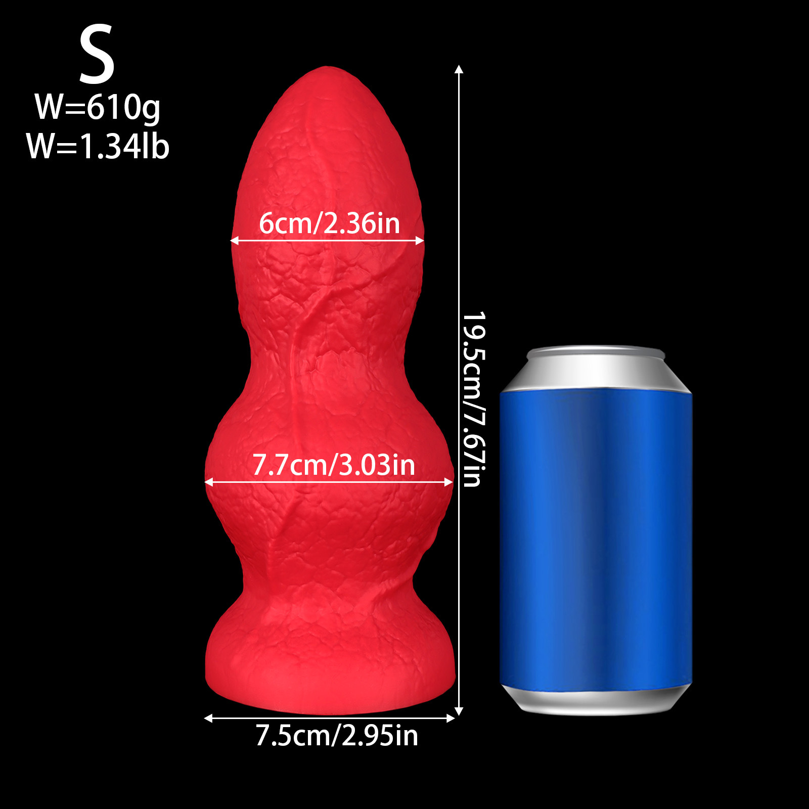 Soft Silicone Pagoda Butt Plug with Two Beads for Anal Play - Image 5