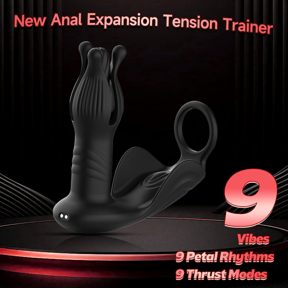 Remote Control Prostate Massager Vibrator Telescopic Anal Plug - Image 3