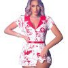 Sexy Nurse Uniform Lingerie Set with Headband - Pure Desire Slim Fit Dress