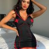Sexy Nurse Uniform Role Play Lingerie with Side Strap Sheath and Fitted Waist