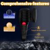 Turtle Head Vibrating Massager for Men - Licking Tongue Pleasure Toy