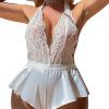 Sexy backless ladylike lingerie set