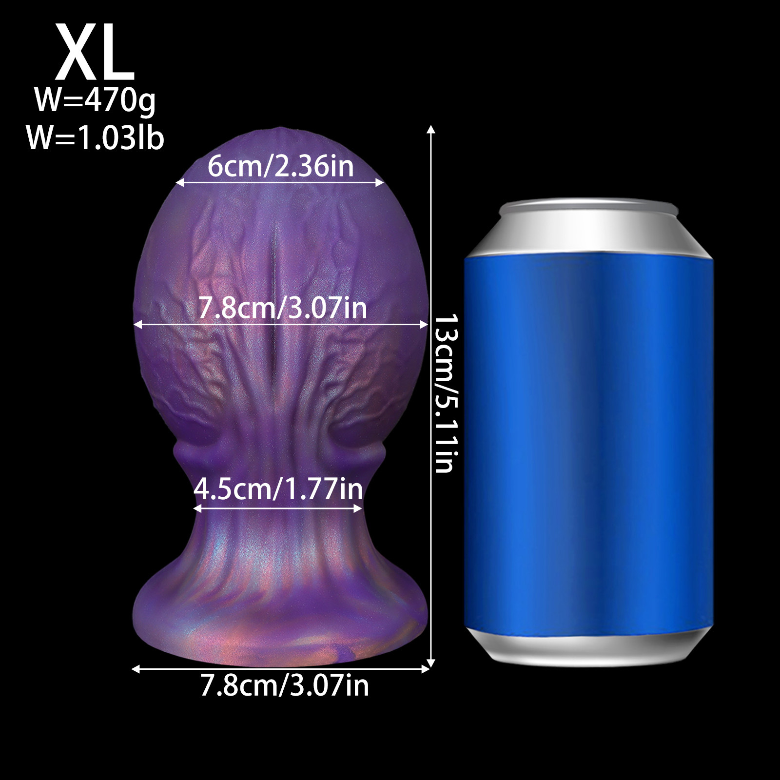 Large Silicone Dragon Egg Butt Plug for Adult Play & Pleasure - Image 9