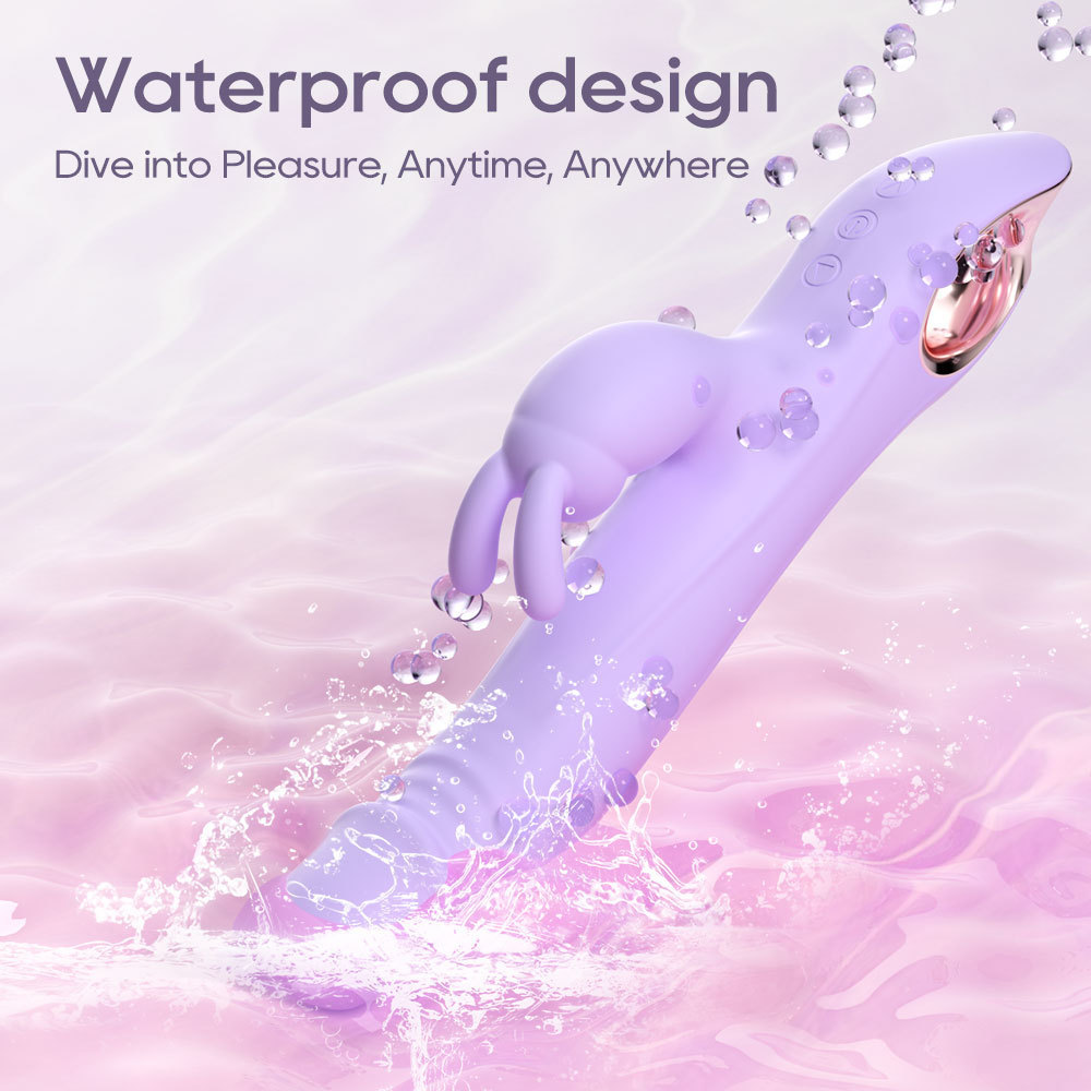 Female Rabbit Vibrator: Telescopic Electric Massager for Climax - Image 4