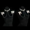 Chunhe Champagne Bow Rhinestone Palace Style Necklace Chest Chain